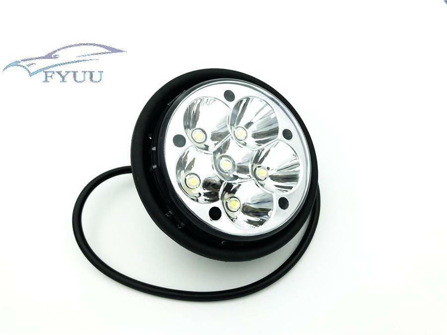 18W Pair Led Fog Light New Style Very Bright For Freightliner Columbia (05-10)