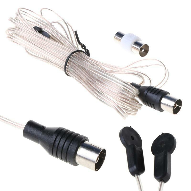 ANT-108 3.2m FM Radio Aerial Cable Female Connector Antenna for Home Amplifier