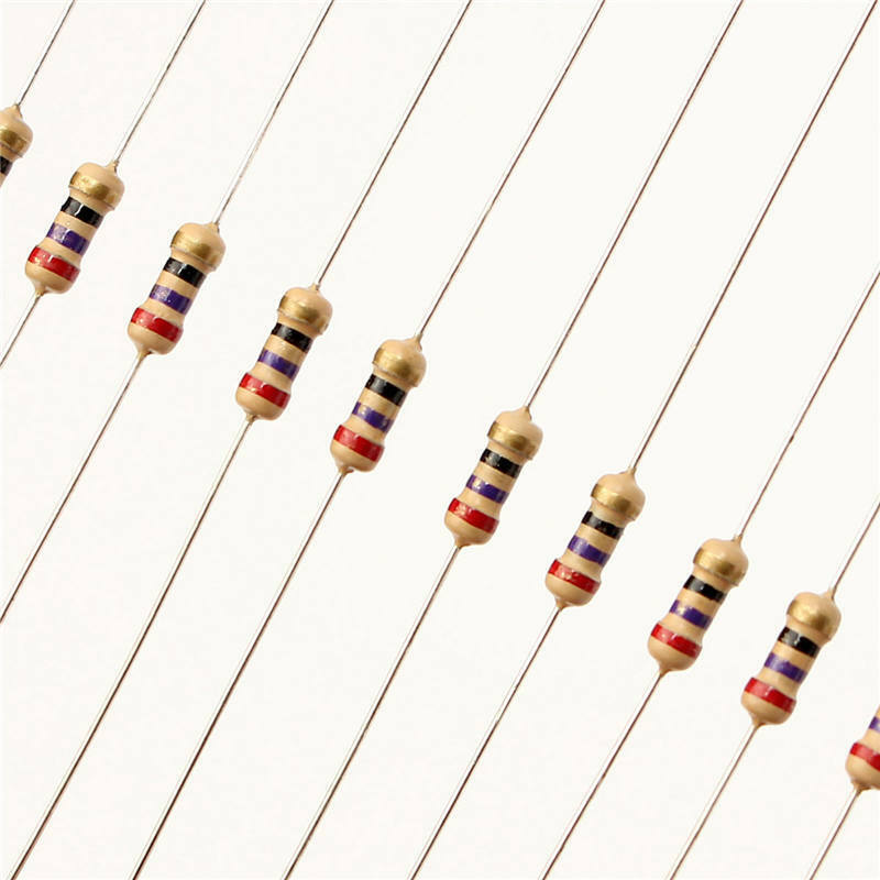 1500pcs 1/4W 75 Values 5% Carbon Film Resistors Assorted kit (1 ohm~ 10M ohm)