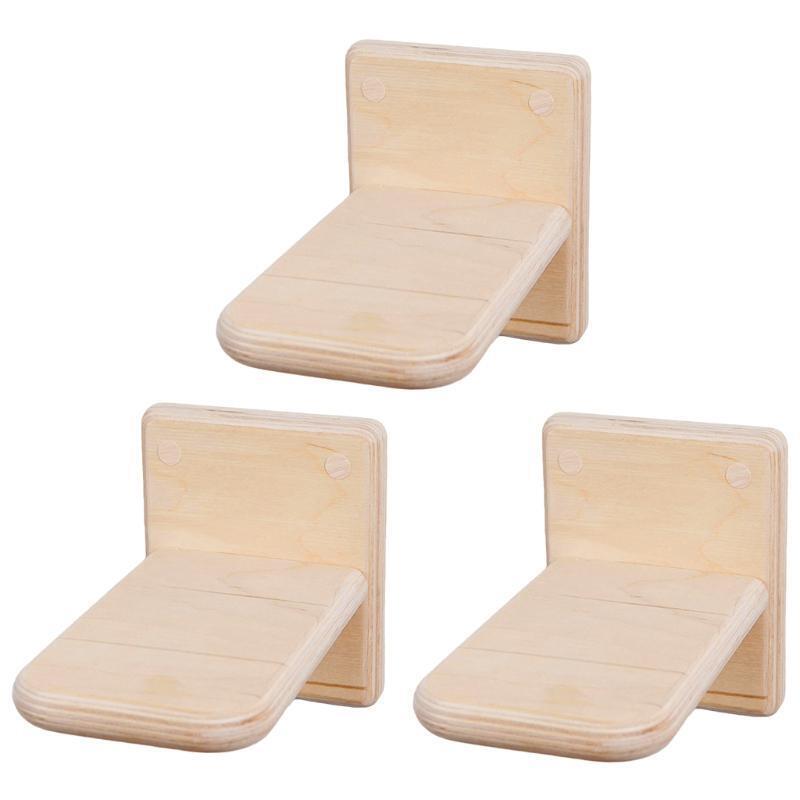 Interesting Cat Climbing Shelf Wooden Cat Stairway Gift for Pet Cats Breeder