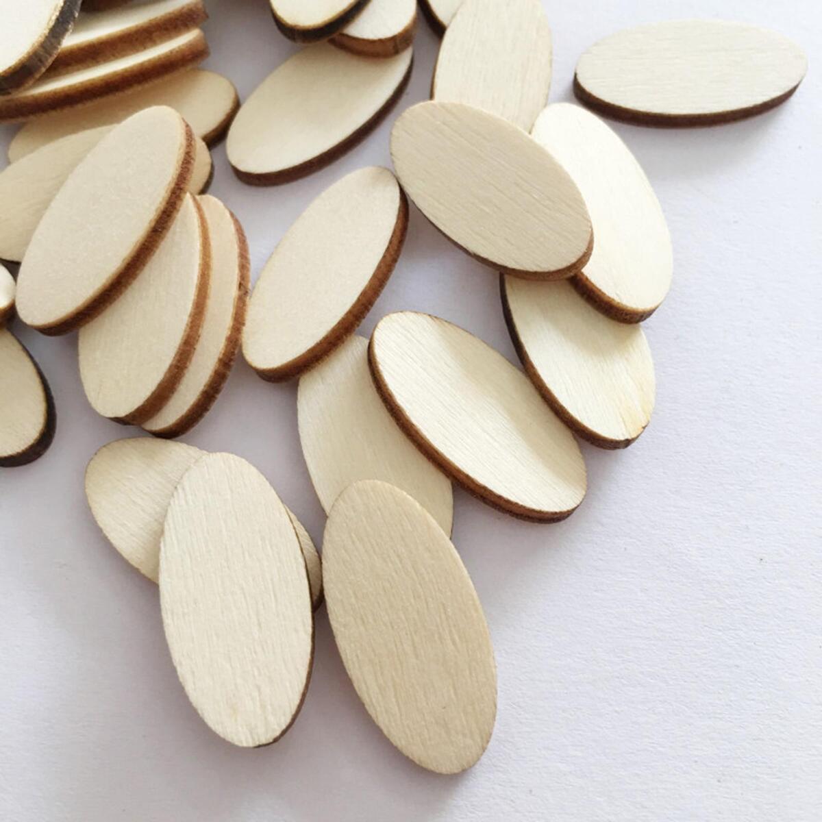 100 * Rustic   Wooden Craft Embellishments Cutout   Wedding