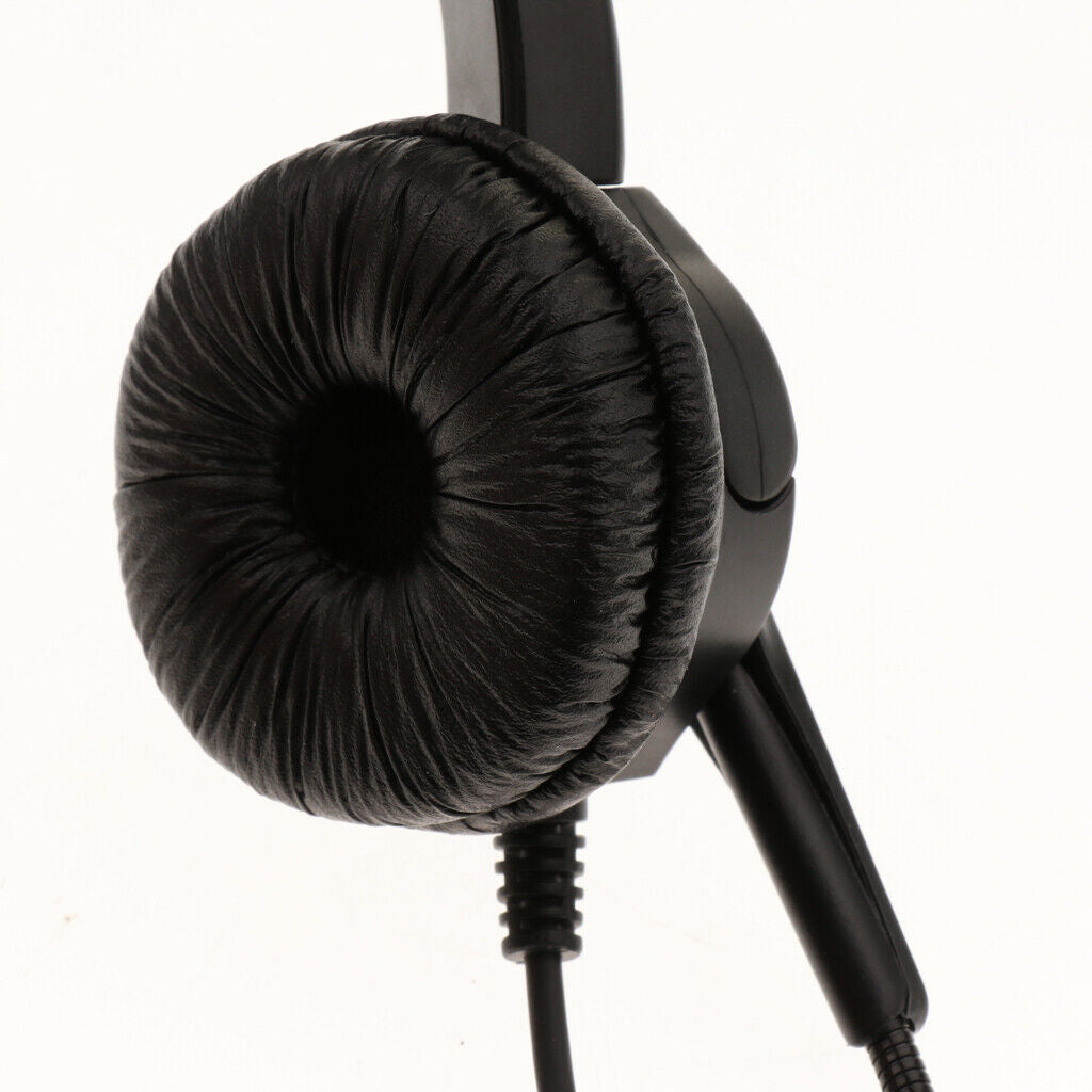 2.5mm Telephone Headsets For   Phones Noise Cancelling