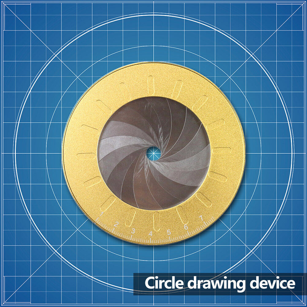 Adjustable Circle Drawing Ruler Tool Measuring Drawing Circular Compass