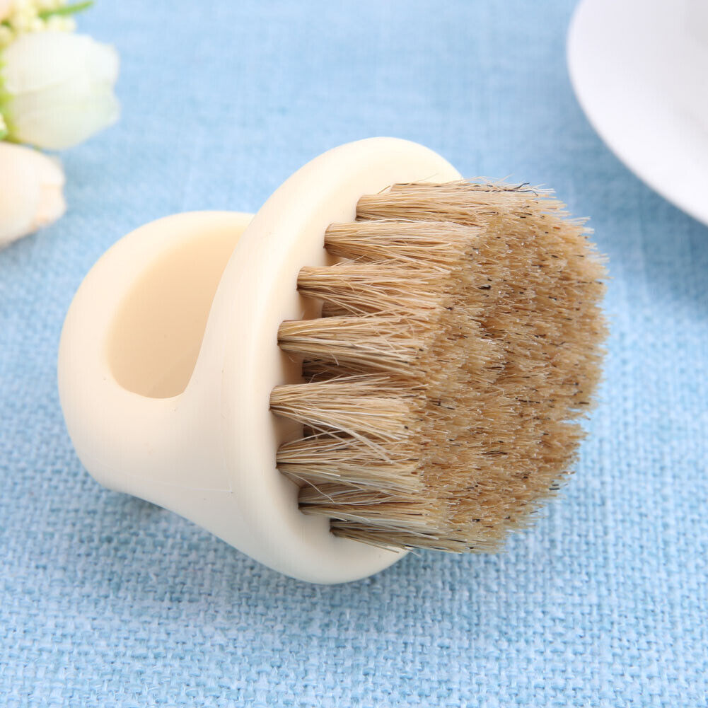 Ring Design Bristle Brush Portable Barber Beard Comb Men Shaving Brushes