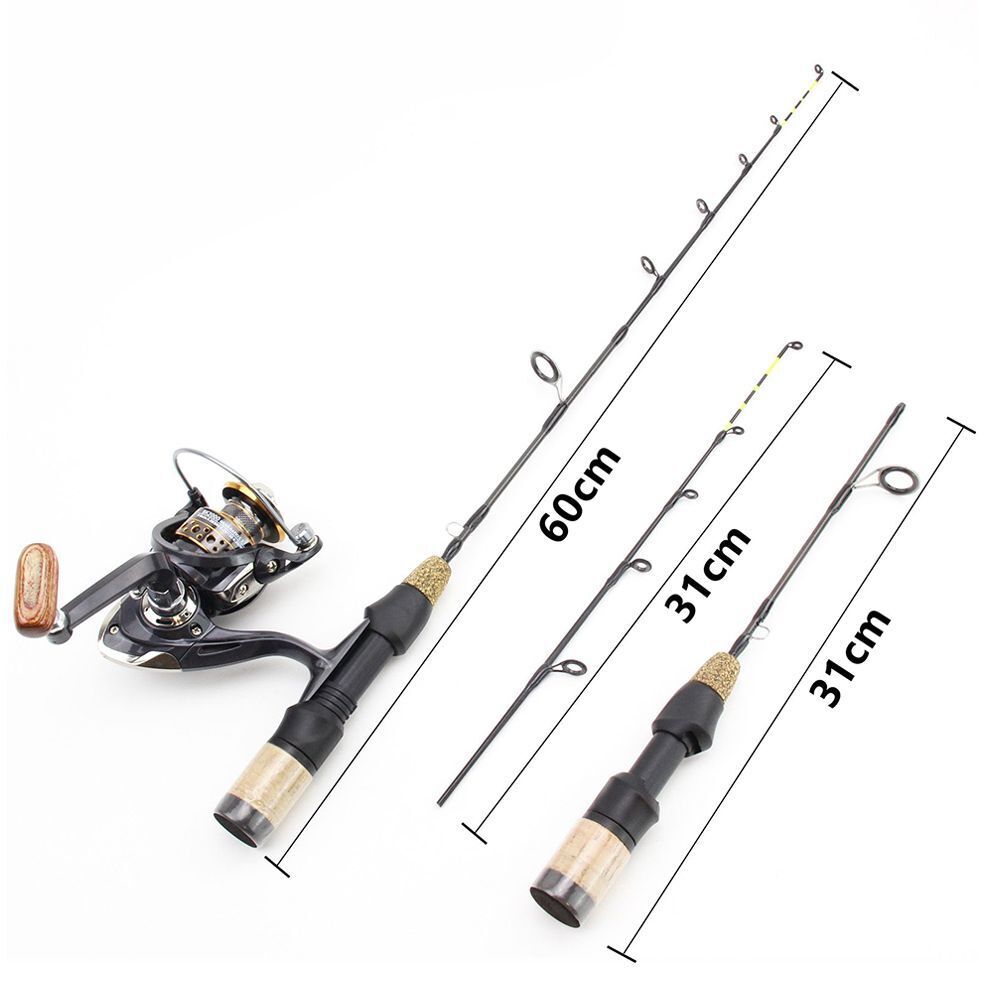 Portable Crab Travel Fishing Reels Fishing Tackle Ice Fishing Rods Tackle Pole