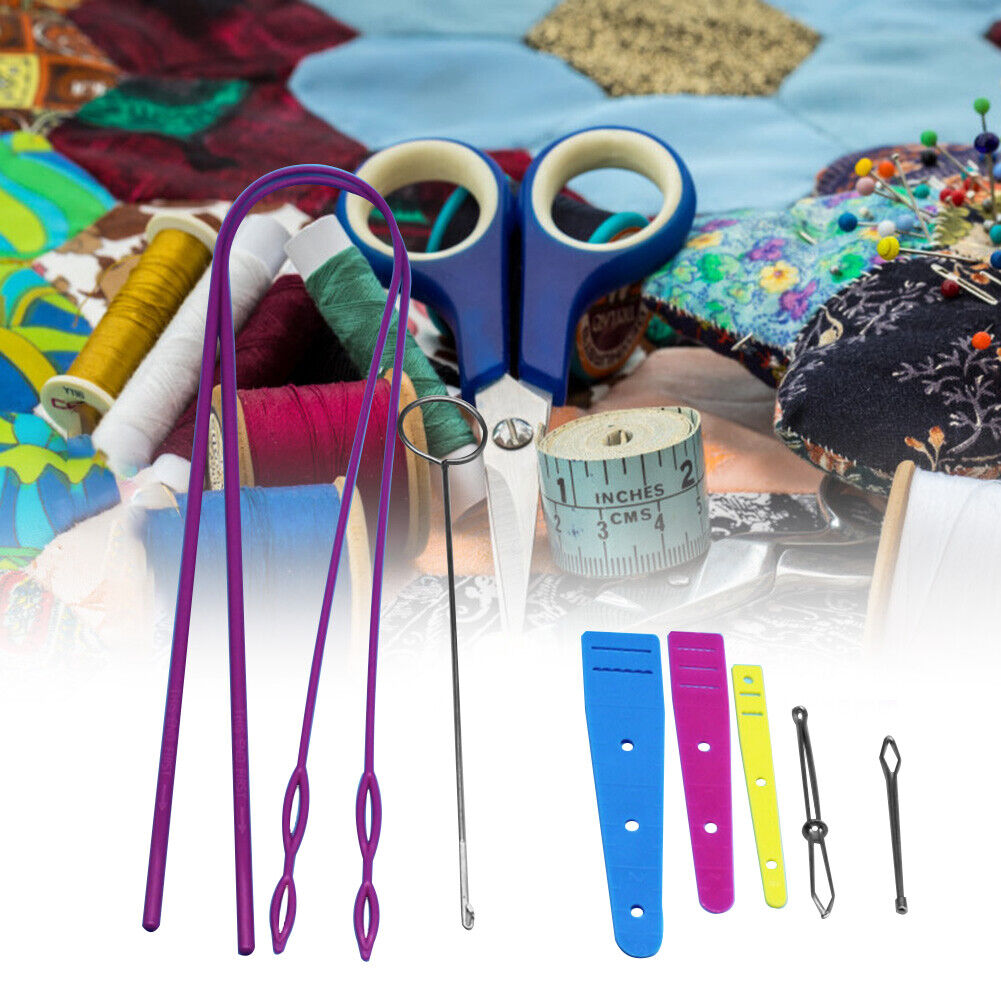 9pcs Household Sewing Tool Sets Threader Crochet Hook Neddlework DIY Tools