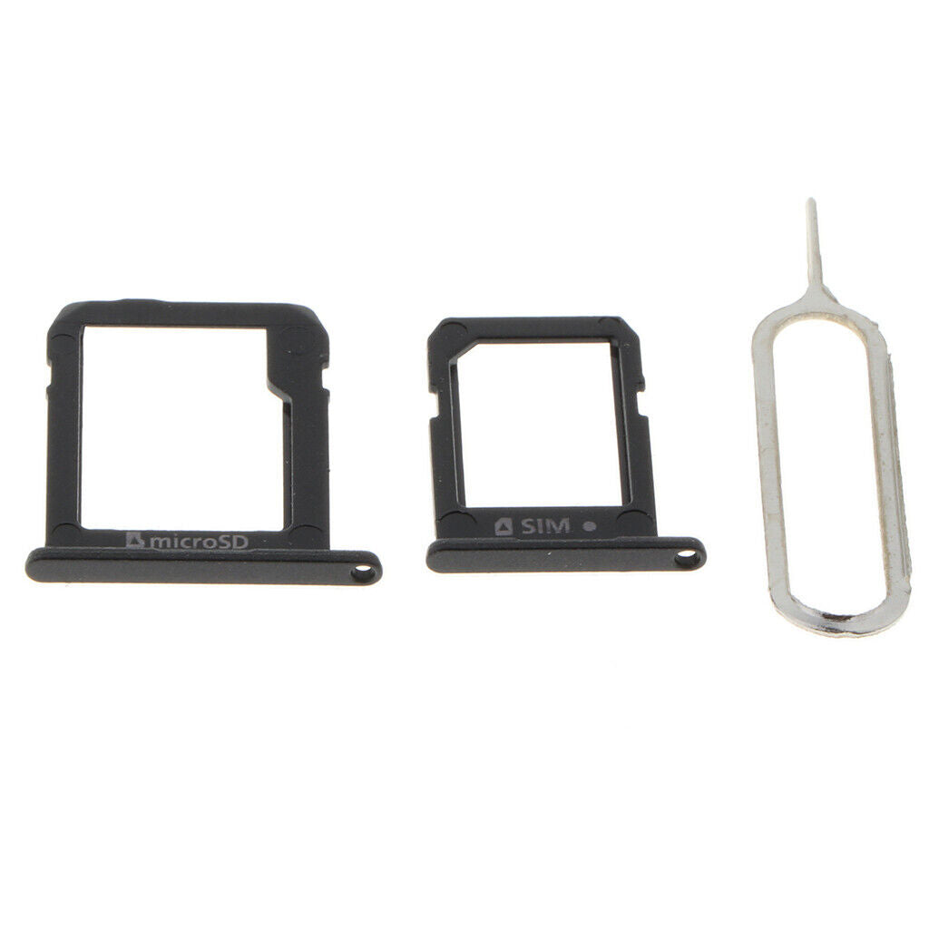 SIM Tray + Card Slot Tray Holder for Tab S2T810T815-Black