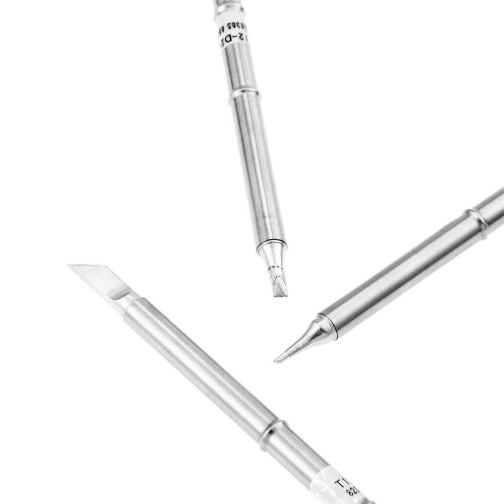 Replace T12 Solder Iron Tips T12-ILS T12-BC1 T12-D24 T12-K T12-BL For Hakko 5pcs