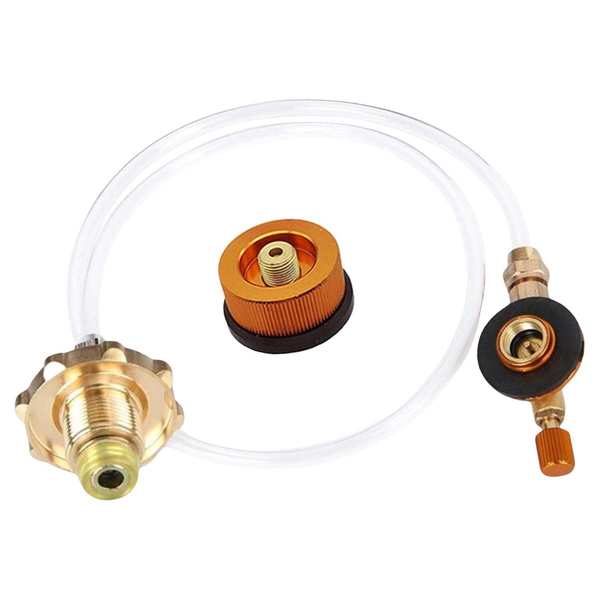 Propane Refill Adapter Flat Cylinder Tank Gas Tank Connector for Stove