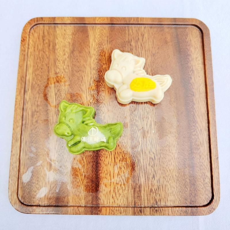 50g Horse Shaped Mooncake Stamps DIY Baking Mooncake Accessories for Mid-Autumn