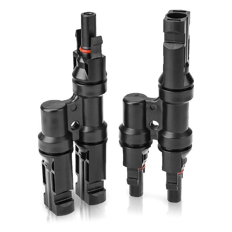 Electrical Y Solar Connectors MMF+ FFM for Cable Parallel Connection Solar Panel