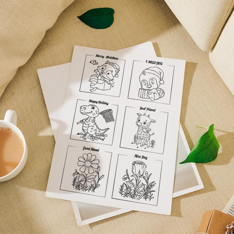 Cartoon Flower Silicone Clear Seal Stamp DIY Scrapbooking Embossing Photo Album