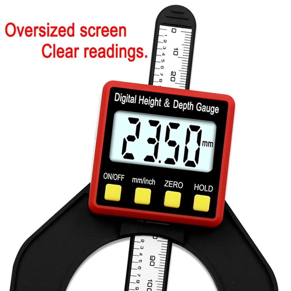 Height Depth Gauges Groove Measurement LCD Height Gauges Digital Depth Gauge