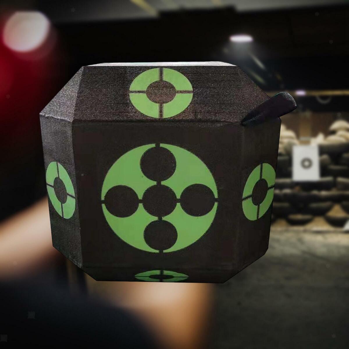 Target Shooting Aiming Reusable Square with 6  for Sports