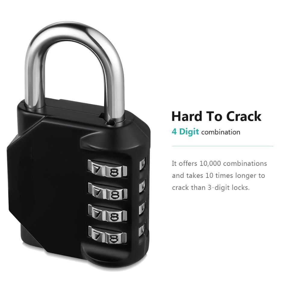 Digit Padlock Lock Package Cabinet Locker Number Locks Combination Lock Padlock