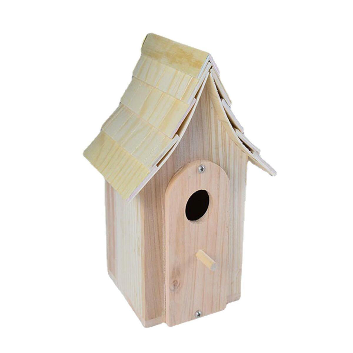Wooden Birdhouse box of nesting Roman Hanging Shaped  Balcony Bird