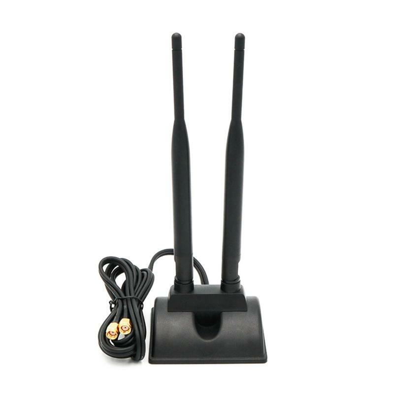 2.4GHz 5GHz Dual Band Antenna with Magnetic Base RP-SMA Male Connector for WiFi