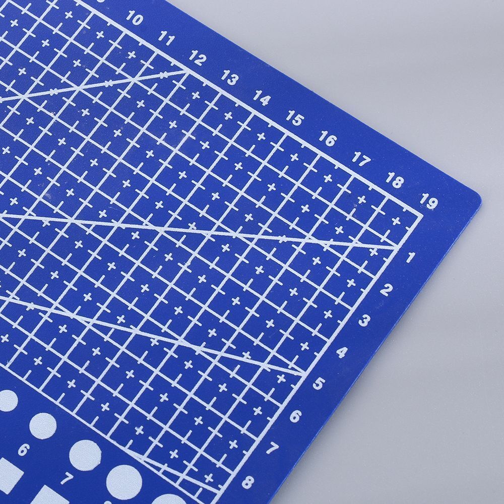 Leather Fabric Sewing Tool Cutting Plate A5 Grid Lines Cutting Mat Paper Board