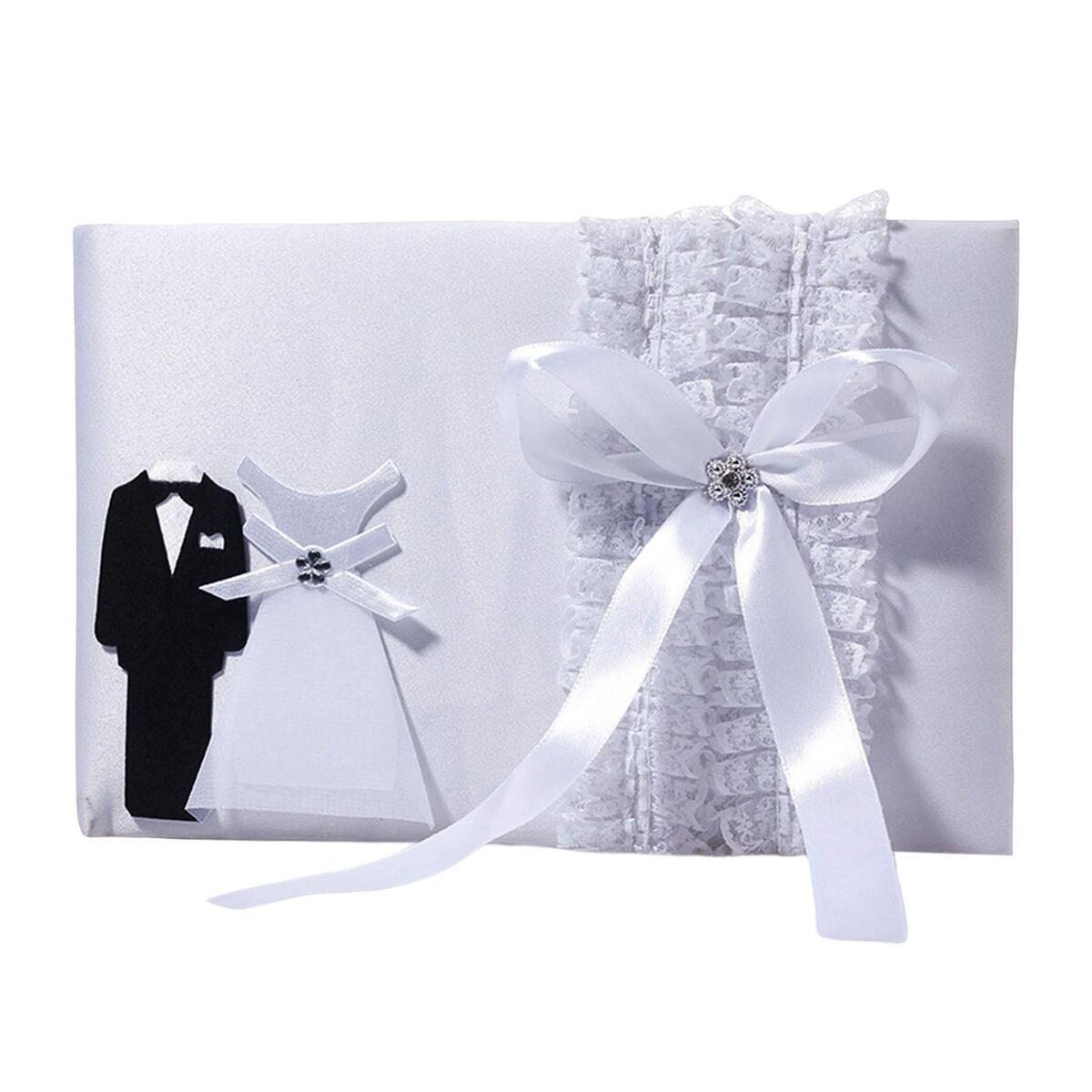 Wedding Guest Book Bowknots Guest Sign Book Guest Registry for Party Wedding
