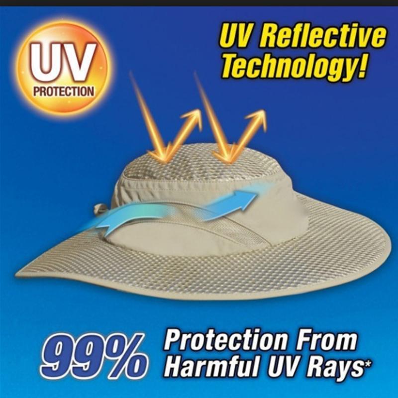 UPF 800+ Women's Men's Beach Hat - Sun Protective with UV Reflective Technology