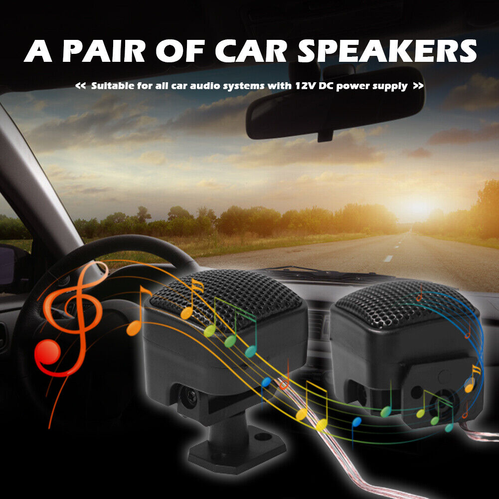 Car Tweeters 500W Mini Square Treble Loudspeakers Car Audio Speakers 1 Pair