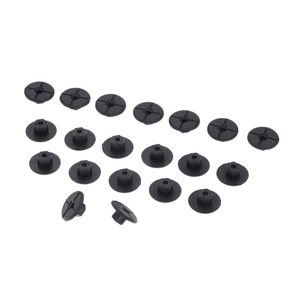 10Pcs Auto Car Clips UNTHREADED Nuts Fasteners Screws Fit for Mercedes Plastic