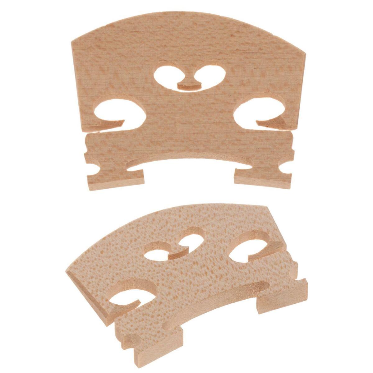 2PCS Violin String Bridge Fingerboard Template Reference for 4/4 Violin