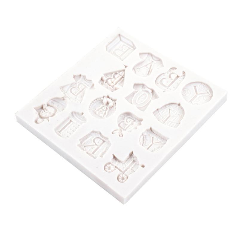 Chocolate Candy Mold Cartoon Baby Dummy-Bottle Shape Mold DIY Reusable BPA Free