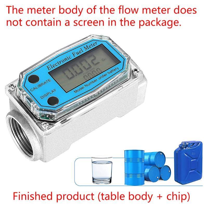 1" Meter Body for Flow Meter Metal Gas Oil Fuel Flowmeter Accessories Durable