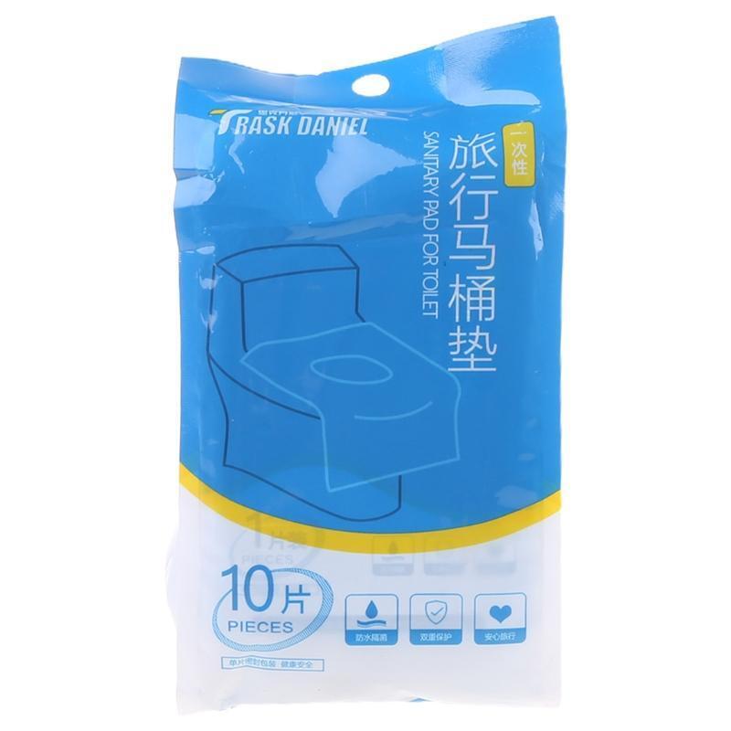 10Pcs Disposable Toilet Sanitary Pads Wood Pulp Waterproof Hygiene Seat Covers
