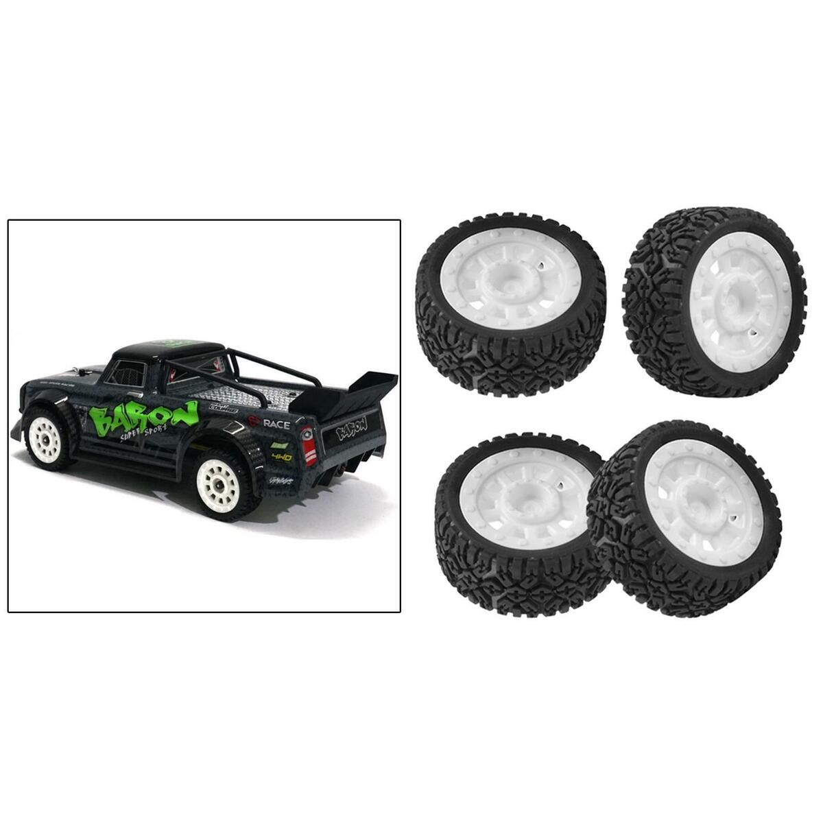 8Pcs 1/16 Rubber Tyres Spare  for SG-1603 1604 RC Crawler Trucks Car
