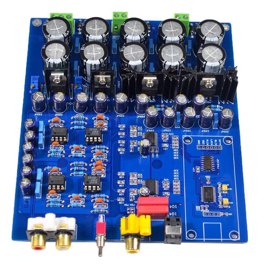AK4396+AK4113 Dual Chip    DAC Fiber Optic /  / USB Input