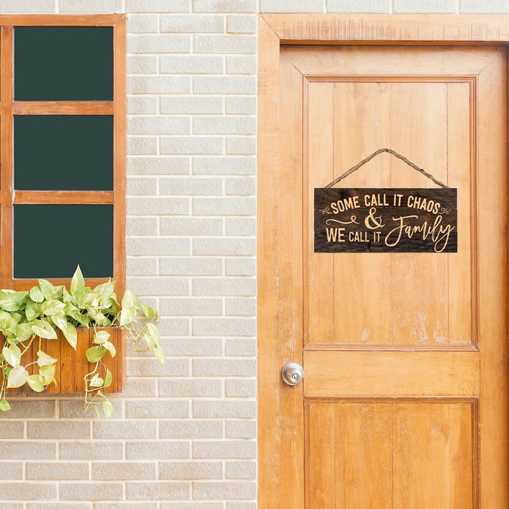 Hanging Family Decorative Welcome Sign Wooden Door Sign Welcome Plaques