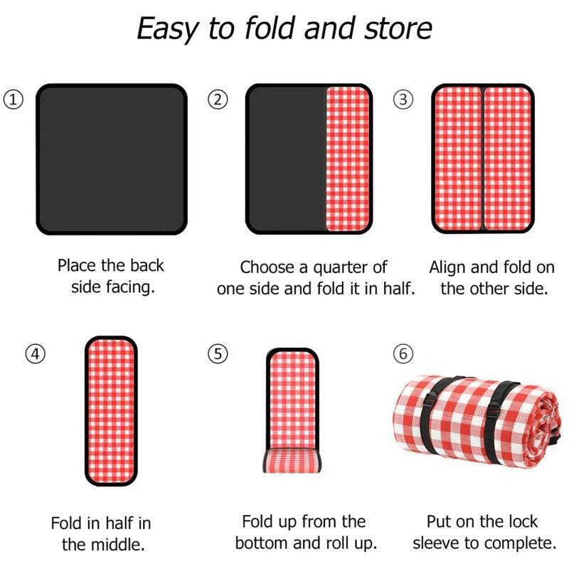 Waterproof Foldable Picnic Mat for Family Picnic Beach Concerts Park Travel