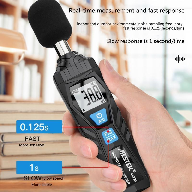 Sound Level Meter Digital Sound Level Meter Reader Measurement Range 30-130 dBA