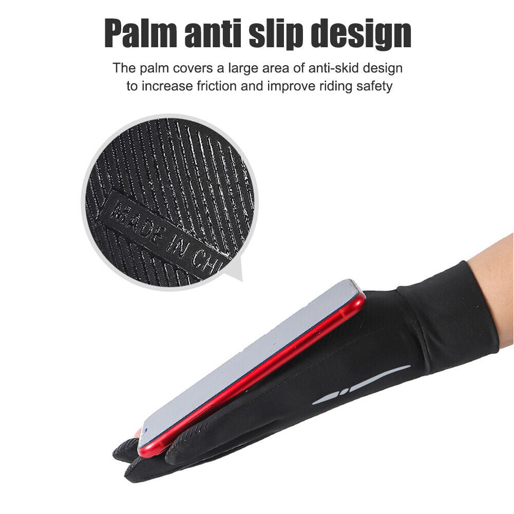 Breathable Anti-Slip Women Men Two Finer Cut Fishing Cycling Gloves (Grey)