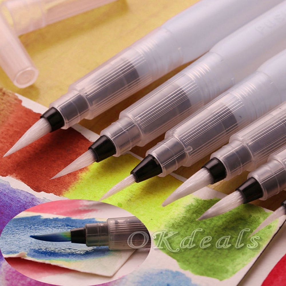 3pcs New Watercolor Water Calligraphy Pilot Ink Pen Painting Drawing Brush
