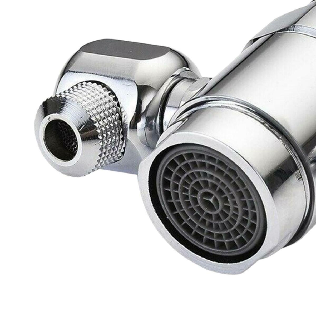 Stainless Steel Splash Filter Faucet Adjustable Nozzle for Wash Basin Tap