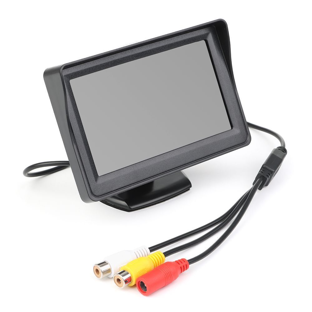 4.3" Car Monitor LCD Desktop High-definition Display Parking Backup Camera
