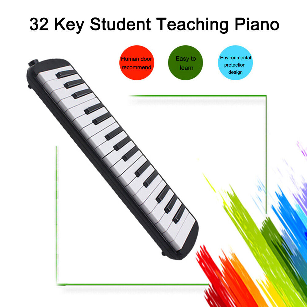 Portable 32 Keys Piano Melodica w/ Carrying Bag Keyboard Musical Instrument