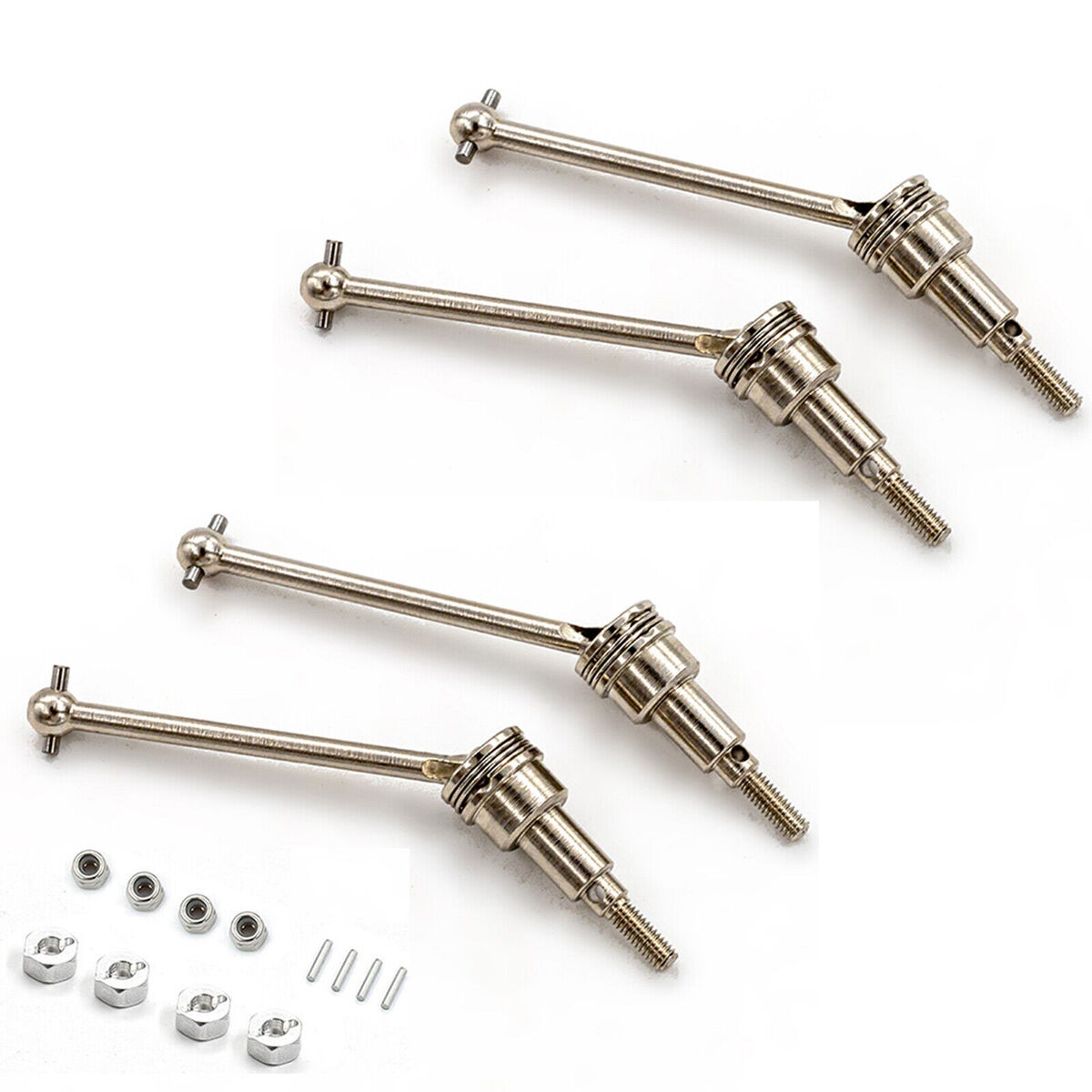4 PCS Metal Drive Shaft 1/18 Remote Control Car for HBX 18859 18858 18856 18857