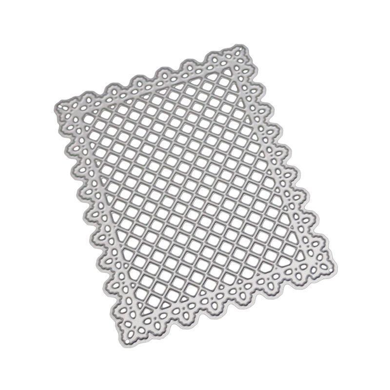 Lattice Metal Cutting Dies Stencil DIY Scrapbooking Album Stamp Paper Card Decor