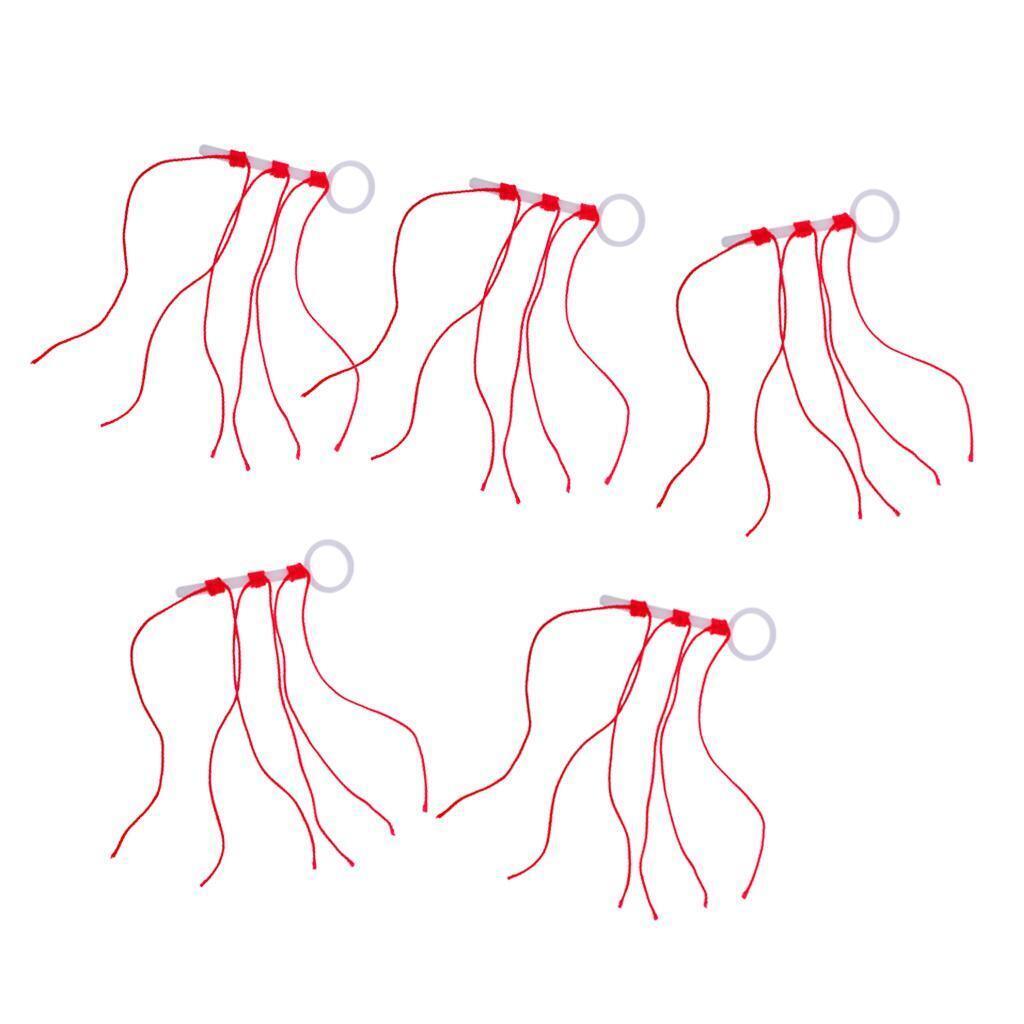 6pcs Bobber Stop Knots Strong Diplonema Braided String Rope Fishing Tackle - L