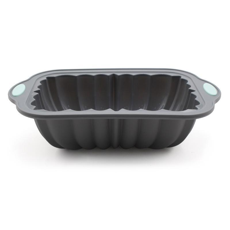 Rectangle Shape Flexible Silicone Cake Pan Pastry Baking Mold Loaf Tool or Party
