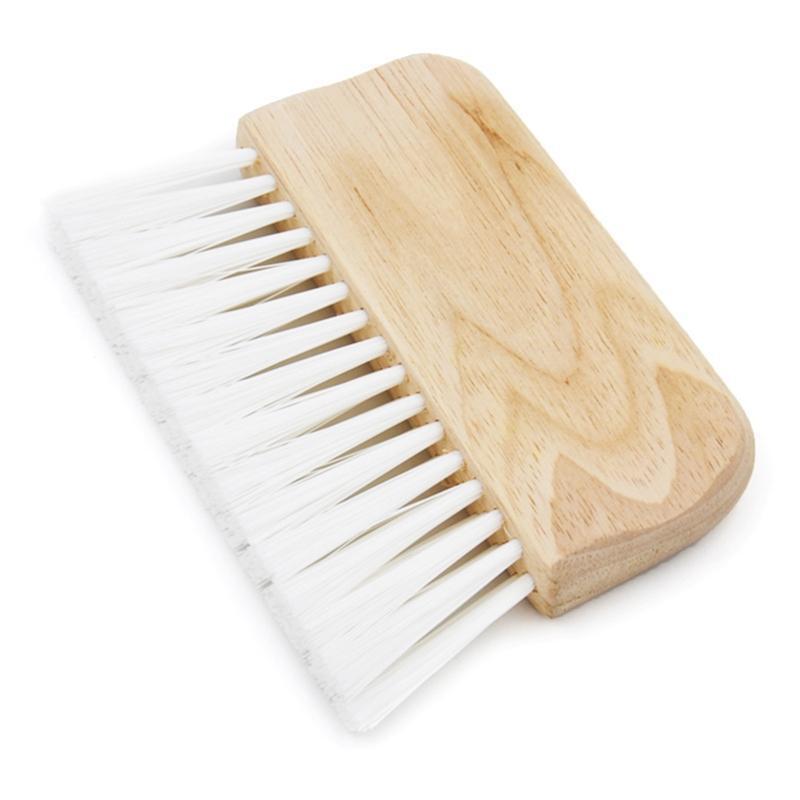 Art Brush with Wooden Handle Portable Watercolor Brush Flat Brush for Wood Wall