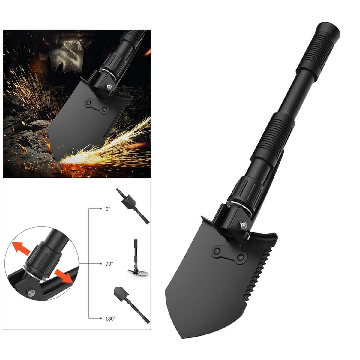 Handy Foldable Camping Shovel Garden Trowel  Gardening Potting Tools