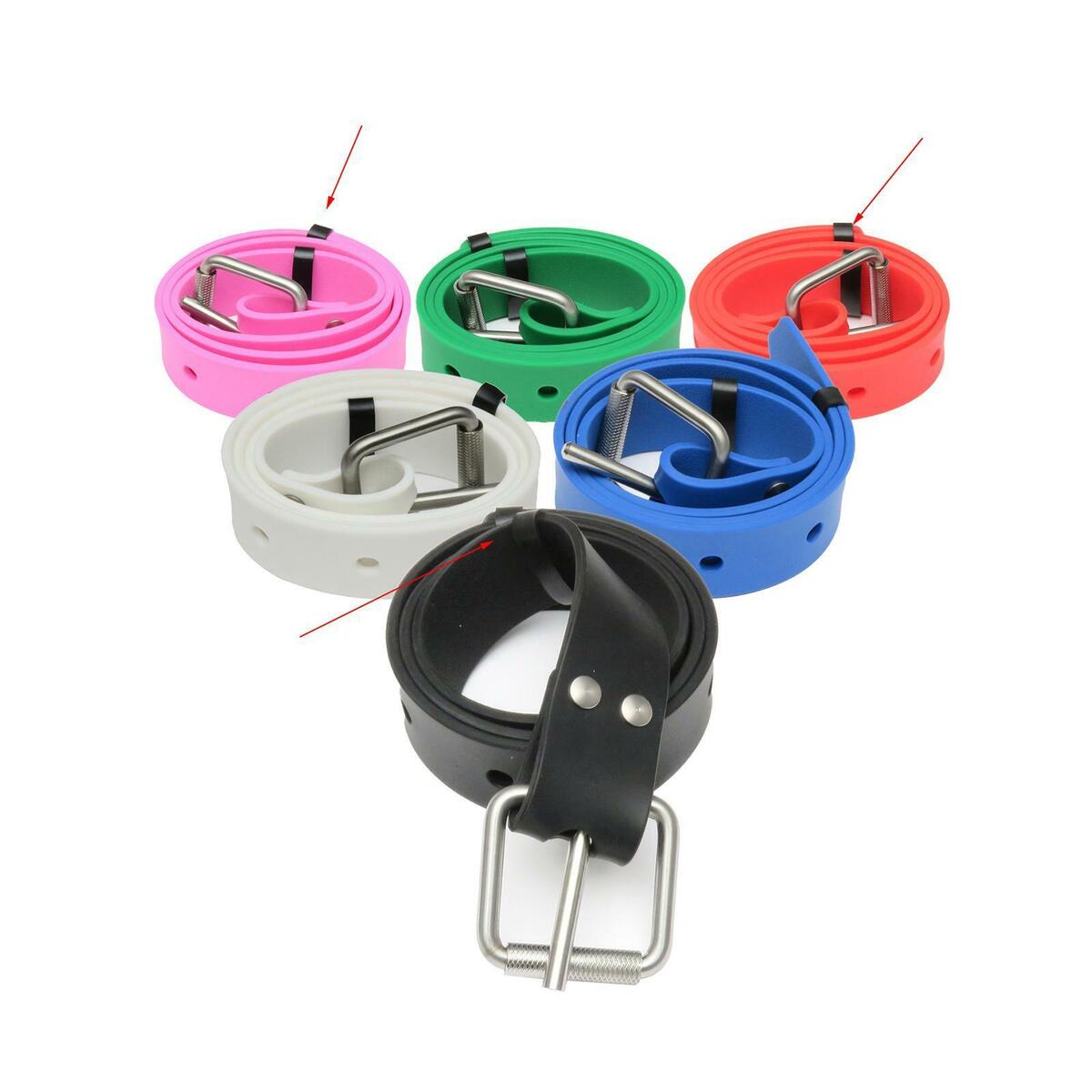 6Pcs Rubber Fixing Band for Underwater Tank Diving Webbing Backplate Strap