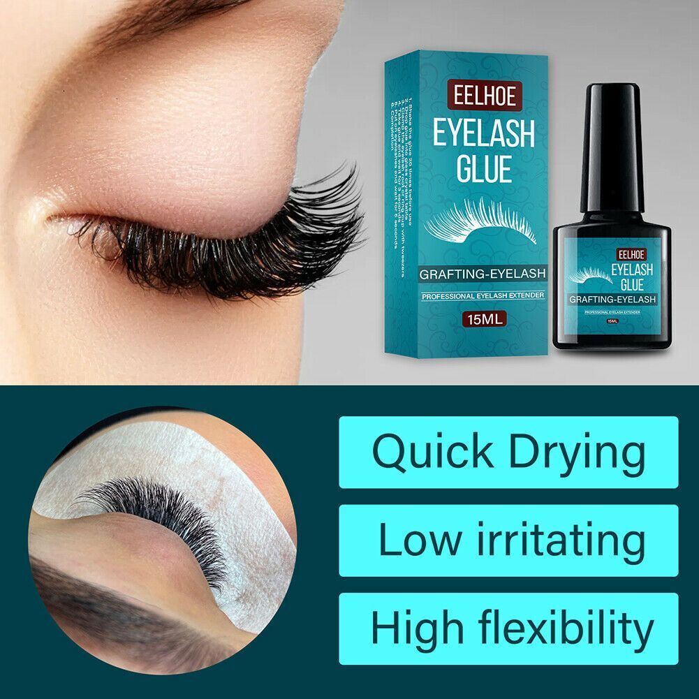 Low Irritating Eyelash Extension Glue Adhesive Strong For Mink Hiar Eyelashes