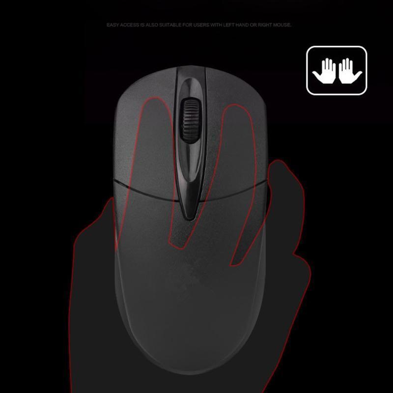 Warmer Hands Ergonomic Wired Mouse 1600dpi Optical Mouse for Home Office Friend