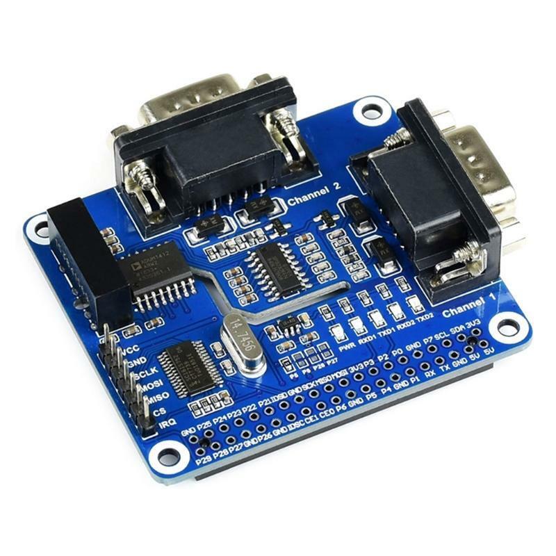 2-channel Isolated RS232 Expansion HAT with Multi Onboard Protection Circuits